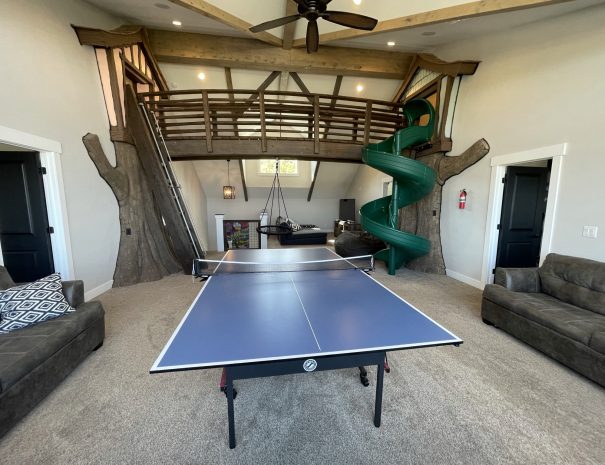 Upstairs living area